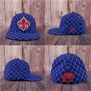 Rare Roots Canada x New Era 59FIFTY depuis 73 Blue Stitched Embroidery Hat 7 1/4